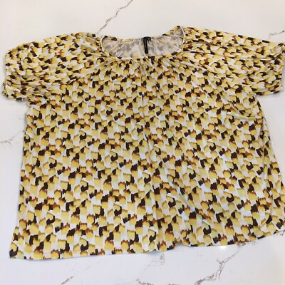 Short Sleeve Giraffe Print Colored Blouse Woman s Plus Size 3X
