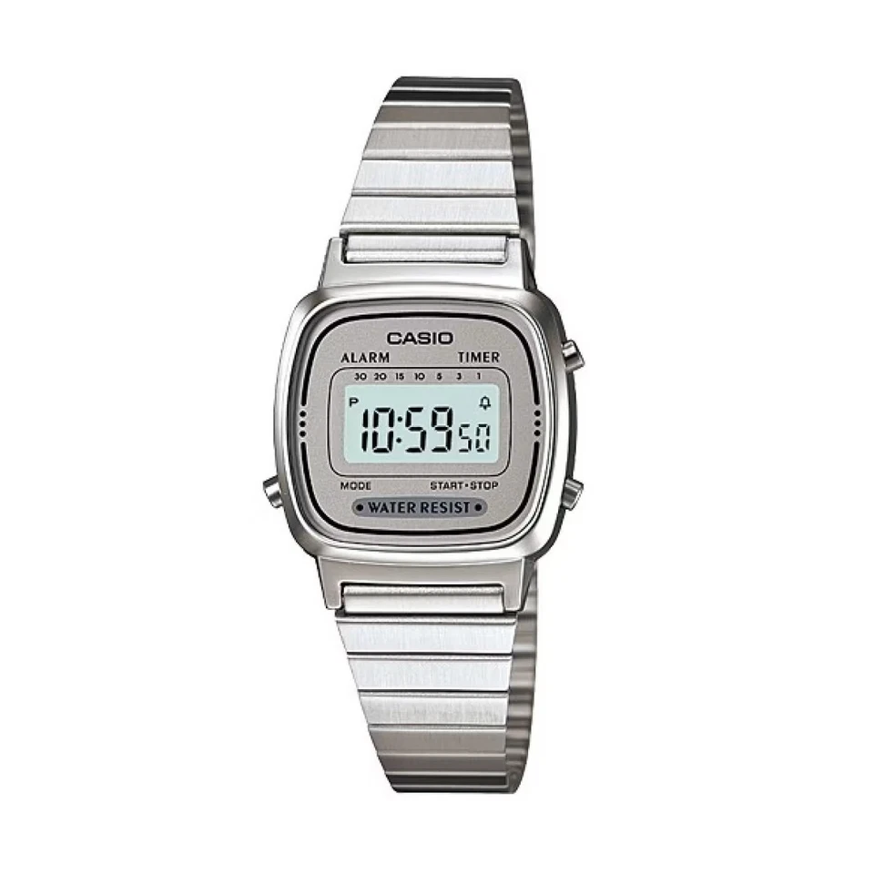CASIO Mini-Collection, LA670WA-7DF, Uhr,silberfarben, Digitaluhr, Damenuhr,Watch - Bild 1 von 1