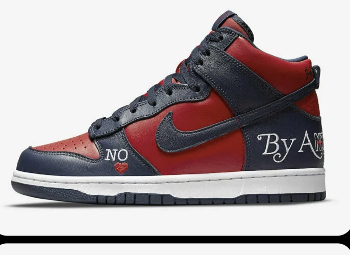 Supreme × Nike SB Dunk High By Any Means