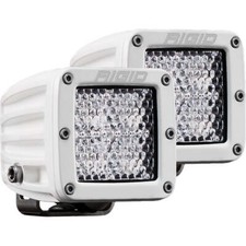 Rigid Industries D-series Pro Hybrid-diffused Led - Pair - White - 602513