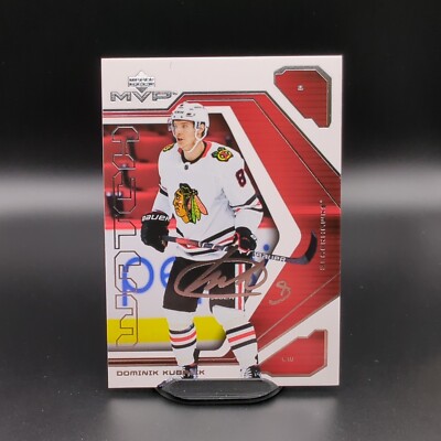 2021-22 Upper Deck MVP Watch 20th Anniversary #64 Dominik Kubalik - Chicago BH