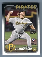 2024 Topps Series 1 CARMEN MLODZINSKI RC BASE #31 Pittsburgh Pirates