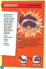 2007 POKEMON SKUNTANK Trading Card Character Action Figure Pin-Up ART PRINT AD