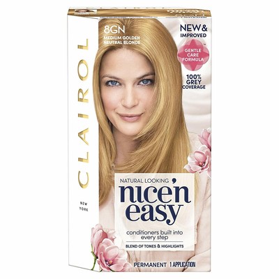 Clairol Nice N Easy Permanent Hair Dye 8gn Medium Golden Neutral