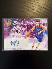 2022-23 Panini Court Kings - Brush Strokes Violet #BR-MPJ Michael Porter Jr. /75
