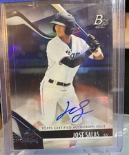 2021 Bowman Platinum Prospect Autograph Jose Salas #TOP- 98