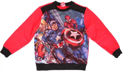 Marvel Super Heroes Niños Niños Negro/Rojo Spider-Man Sudadera Suéter Talla  5/6 | eBay