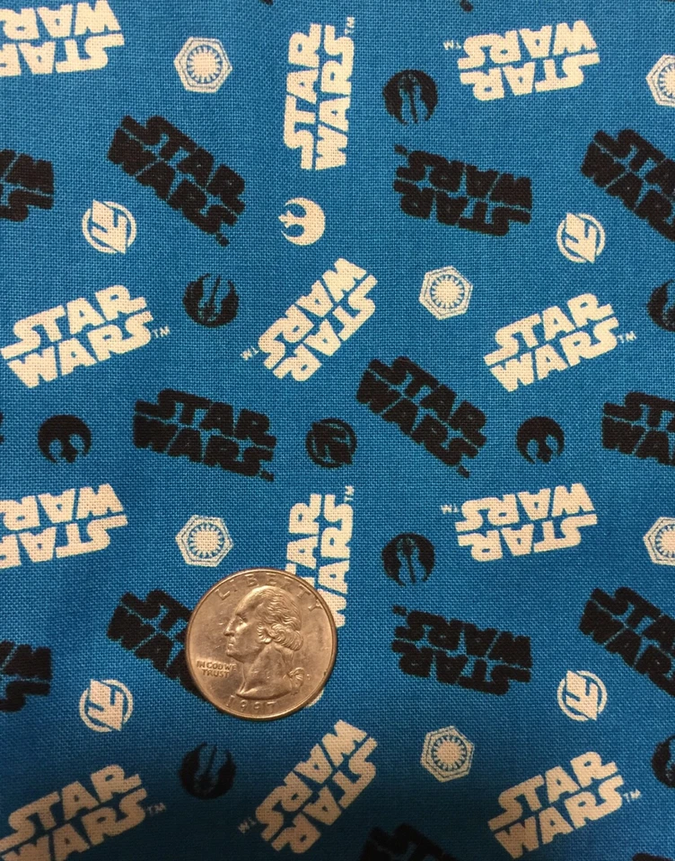Tela de algodón Star Wars THE FORCE AWAKENS - 3 telas, 1/8 yarda (9x22) de cada una Foto 4 de 4