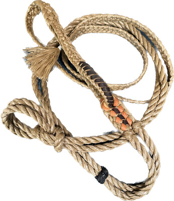 Steer Riding Rope 10’6” RH | Handmade Rodeo Youth Rope | Medium Calf ...