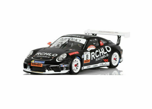 Voiture De Course Carrera - Porsche 992 GT3 Cup Huber Racing N°14 - Circuit 5,3m - Échelle 1:43 - Dès 6 Ans