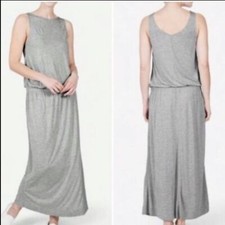 Everlane medium Ryan maxi grey long dress medium rayon sleeveless