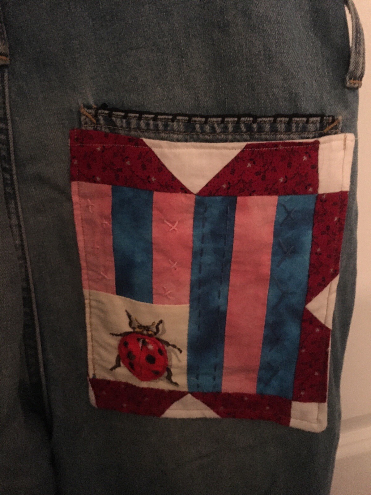 Gap Coveralls Small Patchwork - image 9