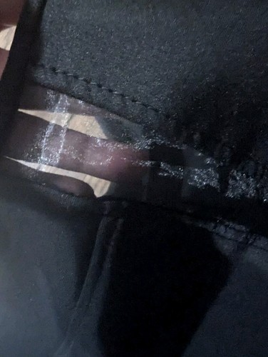 Calvin Klein Fit & Flare Kleid Damen Gr. 2 schwarz transparente Streifen einzigartig klassisch - Bild 4 von 12