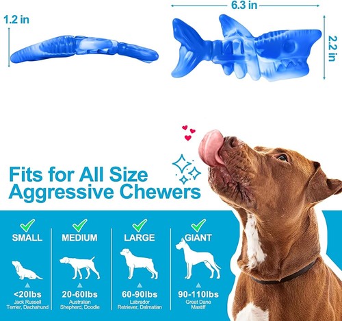 Heavy Duty Dog Chew Toys for Aggressive Chewers, Tough Toys for Medium/Large Dog - Picture 10 of 22