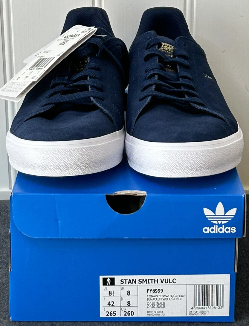 Adidas originals stan smith vulc blue sale