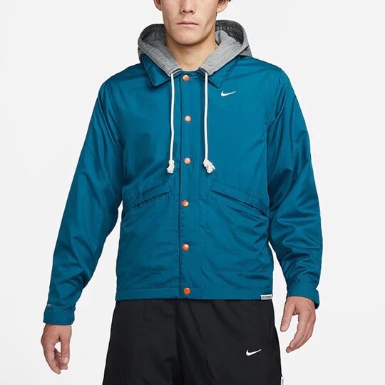 NIKE therma fit coach jacket （XXL） Sz S- Nike Men's Therma-FIT Standard Issue Fleece Coach