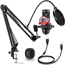 MEJOR Microfono USB Micr fono de grabaci n con condensador para grabar voz NUEVO