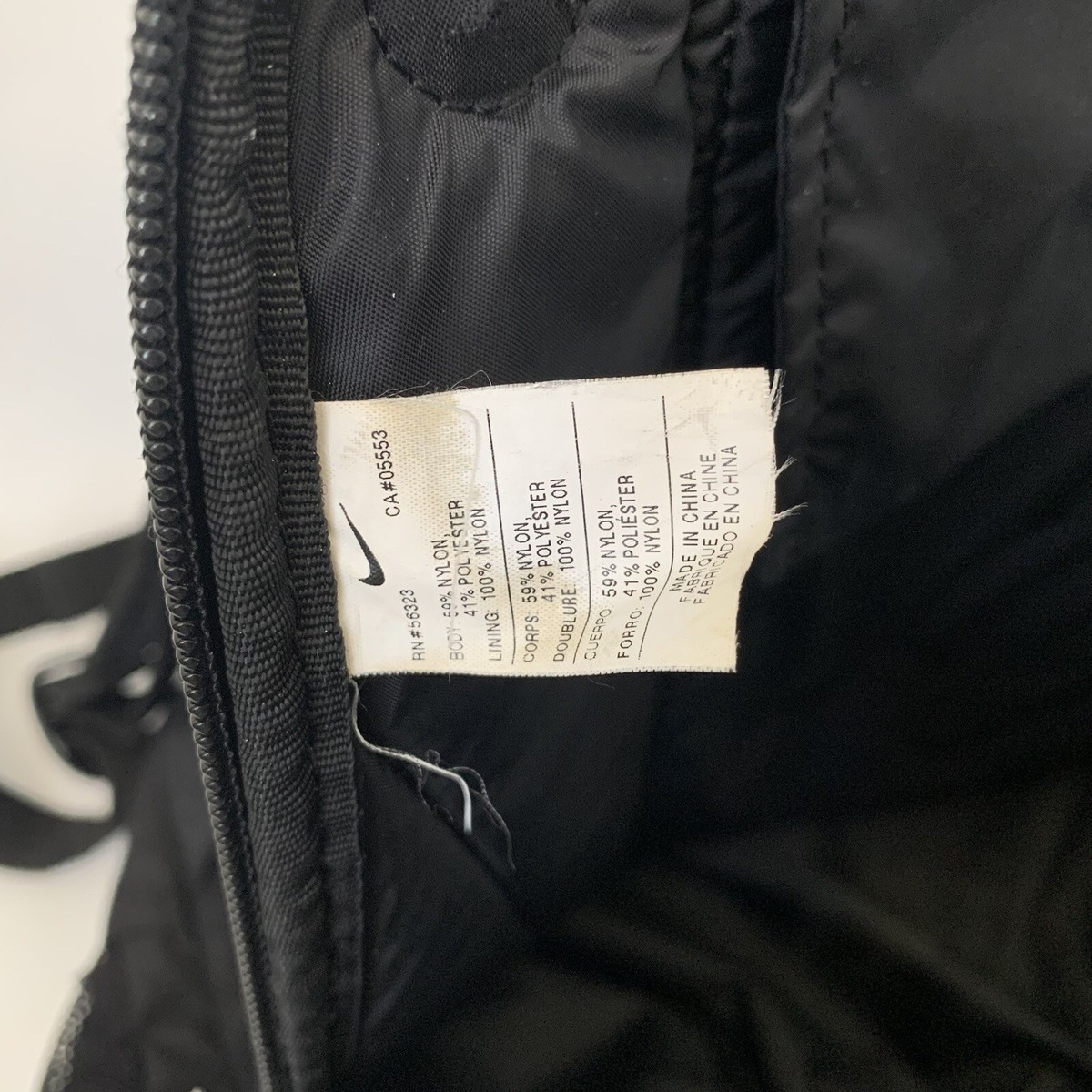 Nike RN # 56323 Blue Mesh Large Capacity Pockets Logo