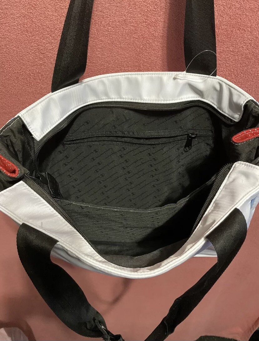 Champion Life Tote Expander Side Zip Script Logo Gym Store