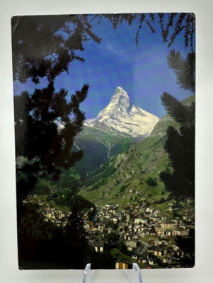 Switzerland Matterhorn Zermatt Mount Cervin posted 1983