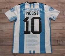 Vintage Soccer Jersey Argentina AFA Lionel Messi #10 football shirt Men`s Size S