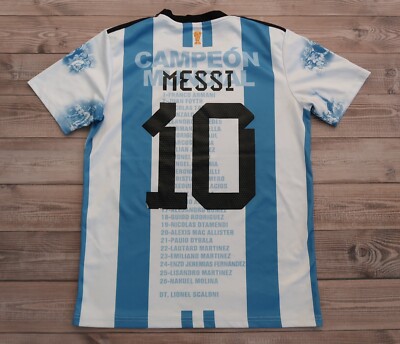 Vintage Soccer Jersey Argentina AFA Lionel Messi #10 football