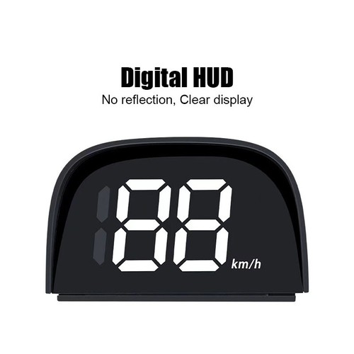 Car GPS HUD 5V KMH/MPH USB Head Up Display Digital Speedometer Cigarette Lighter - Foto 17 di 31
