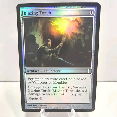 1x Blazing Torch | FOIL | Zendikar | MTG Magic Cards