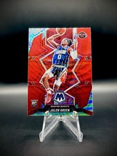 ❤️2021-22 Panini Mosaic #206 Jalen Green Red Ruby Wave Prizm Asia Tmall