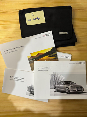 2011 Audi A5 Coupe Owner's Manual Set Free Ship