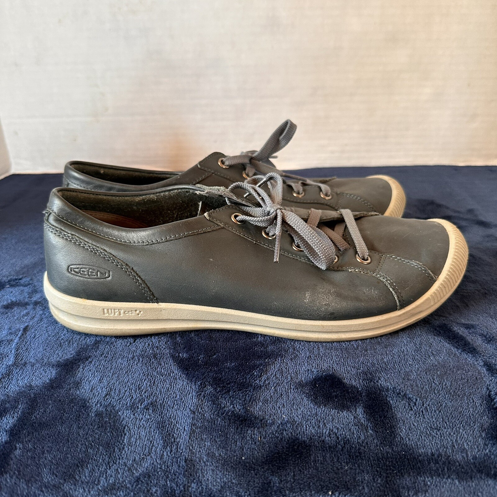 KEEN scarpe donna Lorelai sneaker casual comode marrone taglia 10 pelle