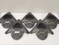 Polycom Soundstation VTX1000 2201-07142-601 Phone LOT OF 5 UNIT ONLY