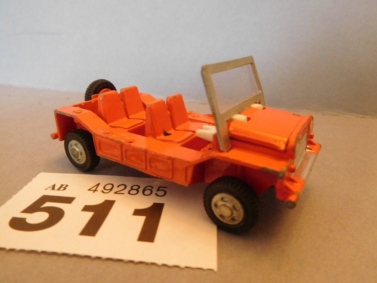 Dinky Toys 350 Tiny's Orange Austin Mini Moke, Enchanted House