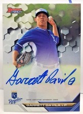 Garrett Davila 2016 Bowman's Best of Prospect on-card Autograph Auto - ROYALS