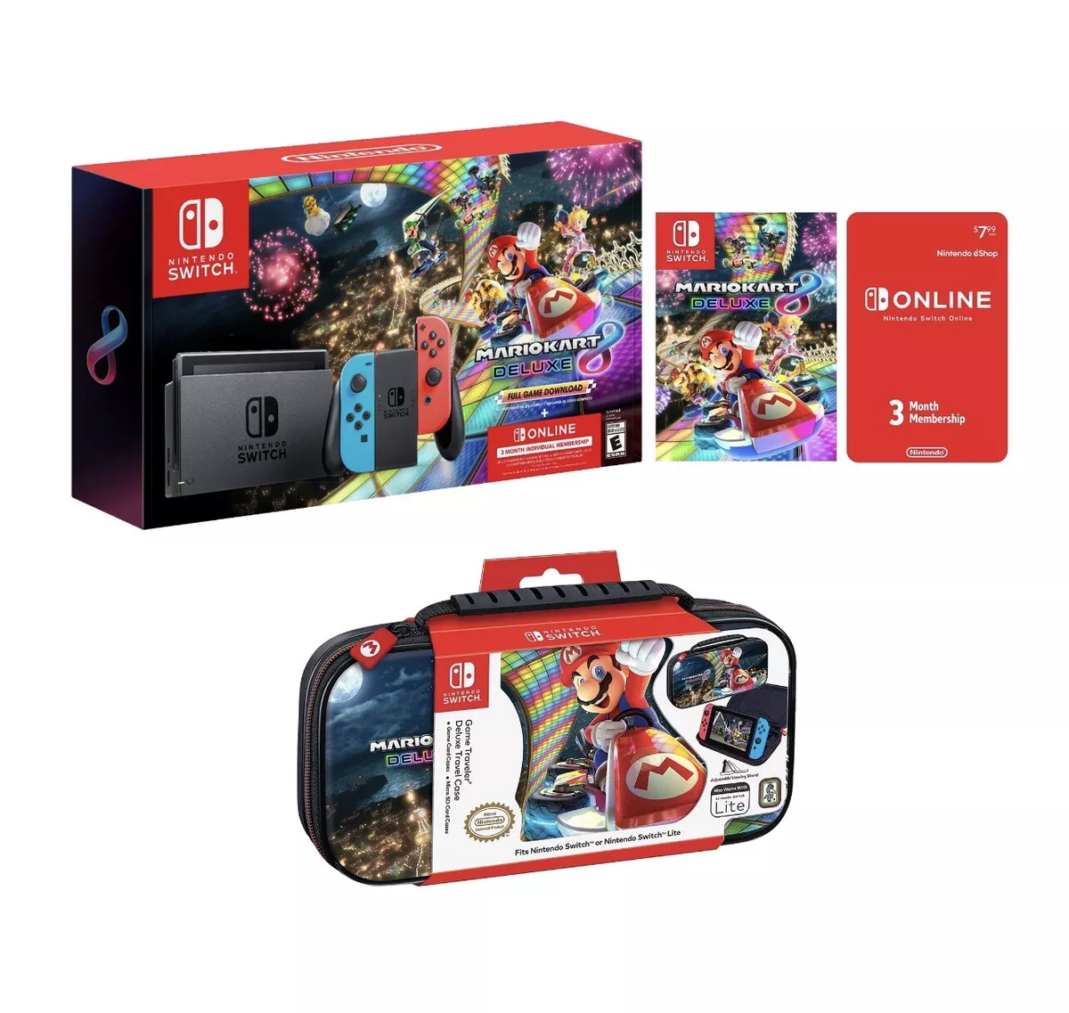 Nintendo Switch - Mario Kart 8 Deluxe Bundle