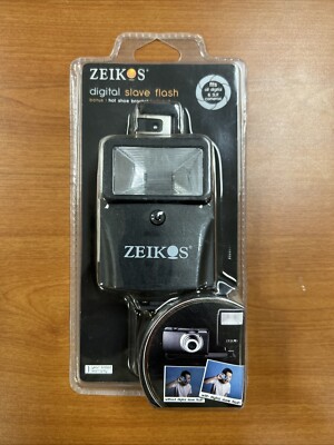 Zeikos Digital Slave Flash Bonus Hot Shoe Bracket Included Digital & SLR Camera