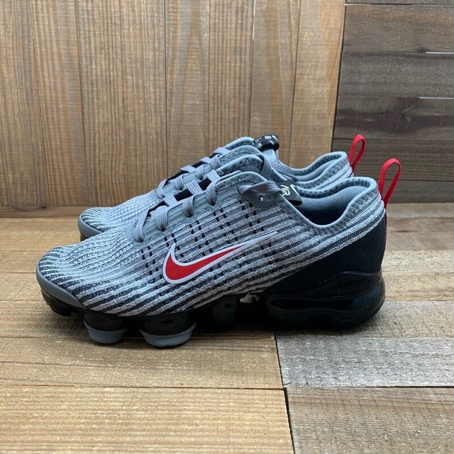 Nike Air Vapormax Flyknit 3 Particle Grey/university Red Bq5238 006 US Sz 4y for sale online | eBay