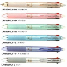 Pilot FriXion Slim 3 Color ERASABLE Ink Pen Soft Pearl Pastel Body 0.38mm Gift