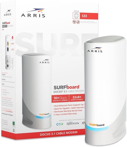 Ultra-Fast DOCSIS 3.1 Modem - 1 & 2.5 Gbps Speeds for Xfinity & Spectrum - Picture 8 of 10