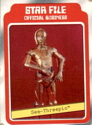 1980 Topps Star Wars The Empire Strikes Back #6 C-3PO GD