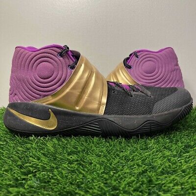 Nike Kyrie 2 ID iD Black Purple Gold Size 16 Sneakers Shoes Nike Kyrie 2 ID iD Black Purple Gold Size 16 Sneakers Shoes
