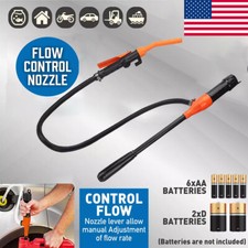 Portable Powered Battery Liquid Transfer Pump 2.4 GPM for Fuel Gasoline Diesel