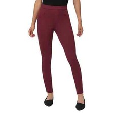 Hue Ladies High Rise Denim Legging Size XXL Zinfandel