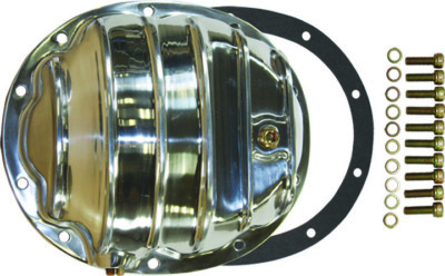 Dana 35 Finned Polished Rear Aluminum Differential Cover For Jeep TJ XJ YJ