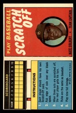 1970 Topps Scratch-Offs Baseball #7 Nate Colbert EX *d2