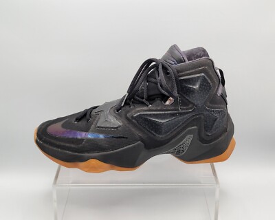 NIKE LEBRON XIII BLACK LION ANTHRACITE BASKETBALL SNEAKERS 807219