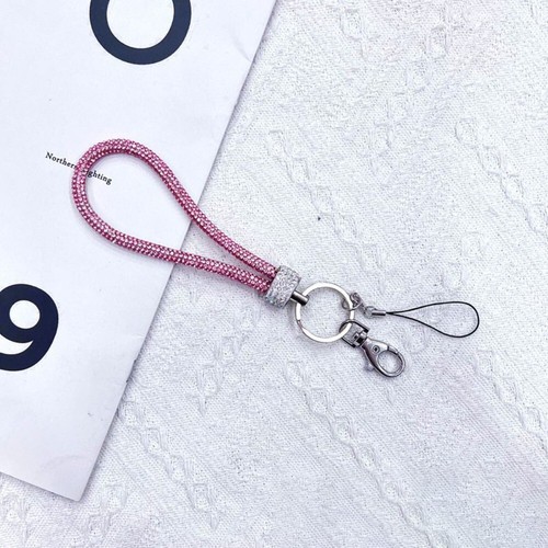Glitter Phone Wrist Straps Bright Diamond Crystal Keychain Phone Accessories - Photo 9 sur 10