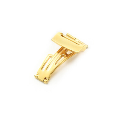 Silicone Watch Strap Buckle High Quality Stainless Steel Butterfly Clasp 18mm
