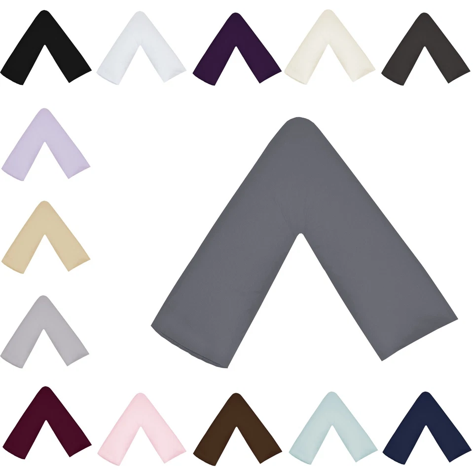 OLIVER BEDDING V SHAPED PILLOW WITH FREE CASE PREGNANCY MATERNITY ORTHOPAEDIC SUPPORT BACK