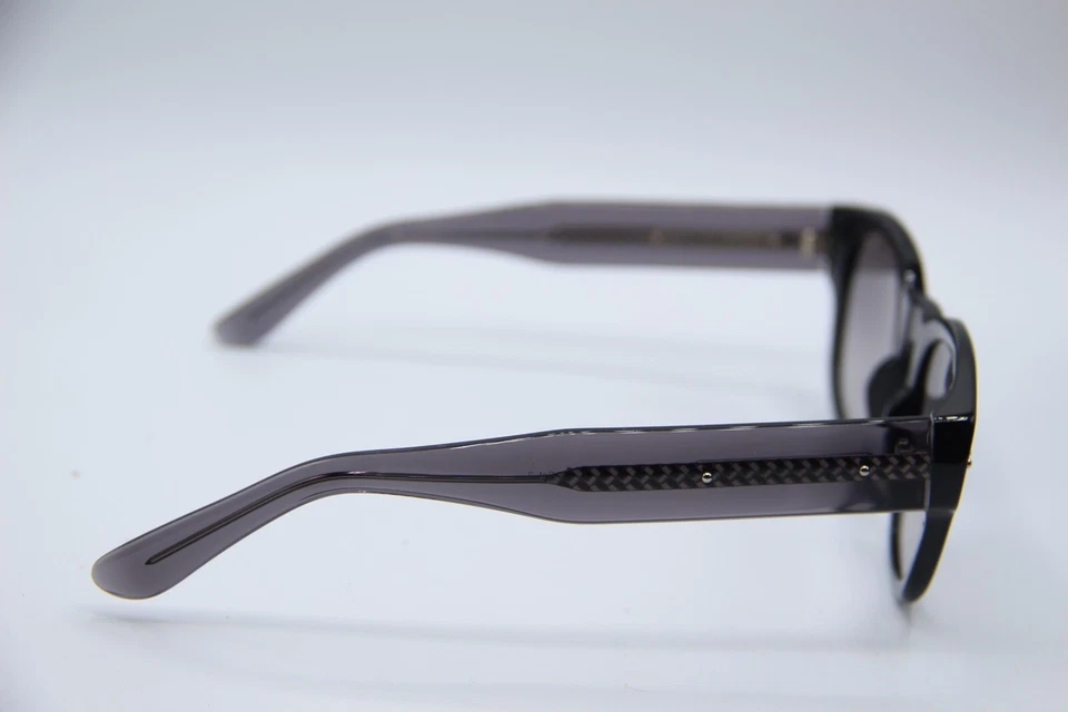 NUEVAS GAFAS DE SOL BOTTEGA VENETA BV0082S 001 NEGRAS GRISES AUTÉNTICAS 48-22 Foto 4 de 4